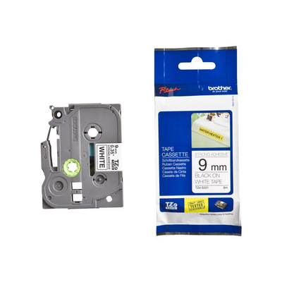 Product Μελανοταινία Brother TZeS221 - laminated tape - 1 roll (s) - roll (0.9 cm x 8 m) base image