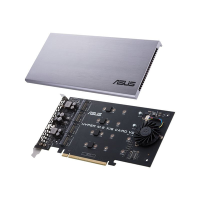 Product Motherboard ASUS HYPER M.2 X16 CARD V2 - Schnittstellenadapter - M.2 Card - PCIe 3.0 x16 base image