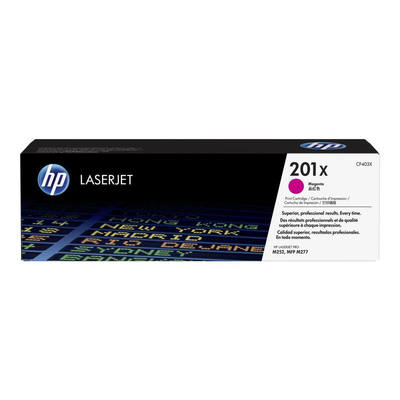 Product Toner HP 201X - Magenta - Original - LaserJet - (CF403X) base image
