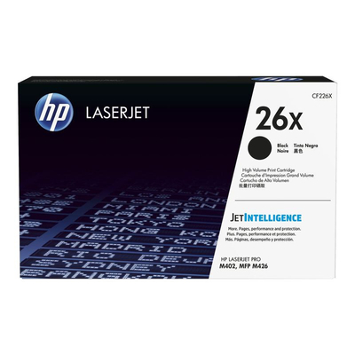 Product Toner HP 26X - Black (CF226X) base image