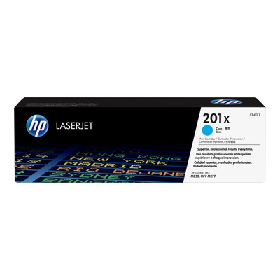 Product Toner HP 201X - Cyan - Original - LaserJet - Toner cartridge (CF401X) base image