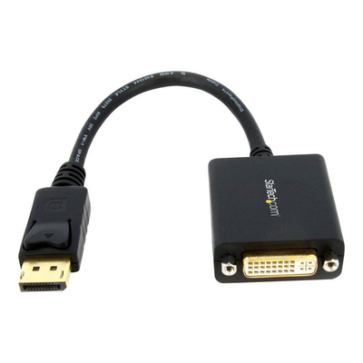 Product Αντάπτορας StarTech.com DisplayPort to DVI adapter - DP (male) to DVI-I (female) base image