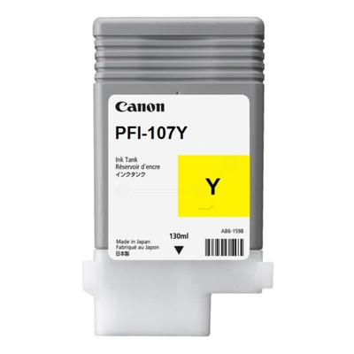 Product Μελάνι Canon PFI-107 Y yellow base image
