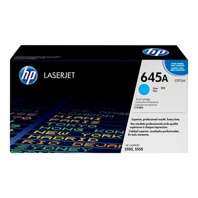 Product Toner HP 645A - Cyan - (C9731A) base image