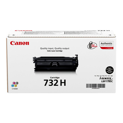 Product Toner Canon 732 BK H - Black base image