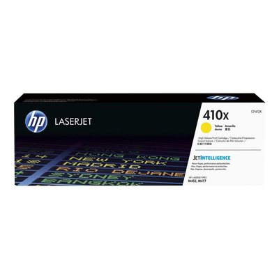 Product Toner HP 410X - Yellow - Original - LaserJet - Toner cartridge (CF412X) base image