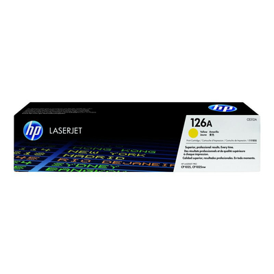 Product Toner HP 126A - Yellow - (CE312A) base image