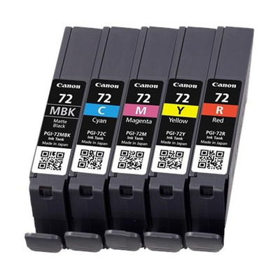Product Μελάνι Canon ink cartridge PGI-72 - 5 pack - MBK / C / M / Y / R base image
