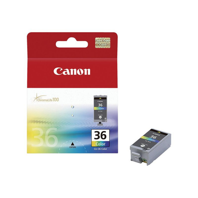 Product Μελάνι Canon CLI-36 Color - Color (Cyan, Magenta, Yellow, Black) base image