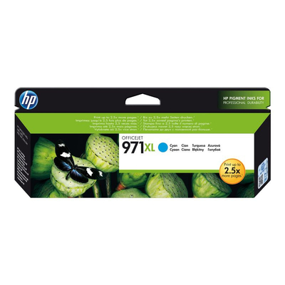 Product Toner HP 971XL - Cyan base image