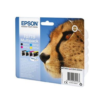 Product Μελάνι Epson T0715 Multipack - 4-Pack - Black, Yellow, Cyan, Magenta base image