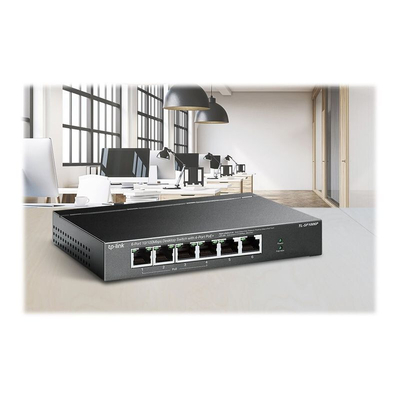Product Network Switch TP-Link TL-SF1006P - V1 - Switch - 6 base image