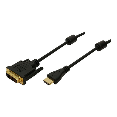 Product Καλώδιο LogiLink video cable - HDMI / DVI - 2 m base image