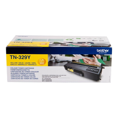 Product Toner Brother TN329Y Yellow base image