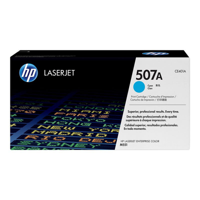 Product Toner HP 507A - Cyan - (CE401A) base image