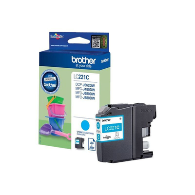 Product Μελάνι Brother LC221C - Cyan base image
