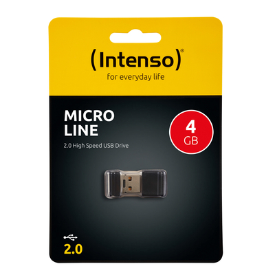 Product USB Flash 4GB Intenso 2.0 Micro Line base image