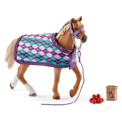 Product Φιγούρα Schleich Horse Club English Thoroghbred with blanket base image
