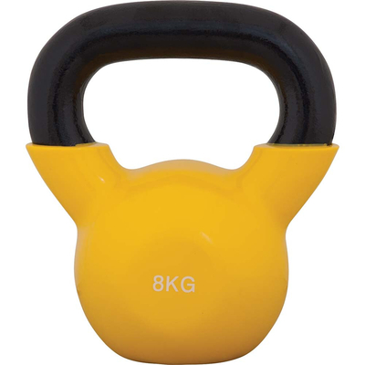 Product Kettlebell με επένδυση Βινυλίου 8kg (κίτρινο) base image