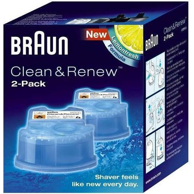 Product Ξυριστική Μηχανή Braun cleaning cartridges CCR 2 Ανταλλακτικό base image