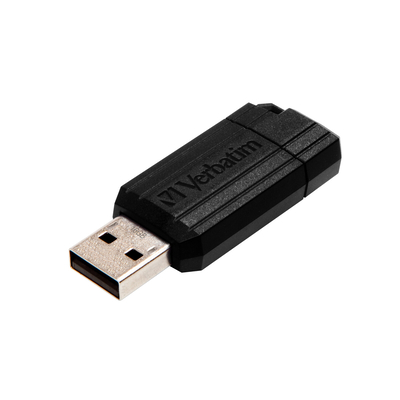 Product USB Flash 16GB Verbatim 2.0 Pin Stripe Black base image