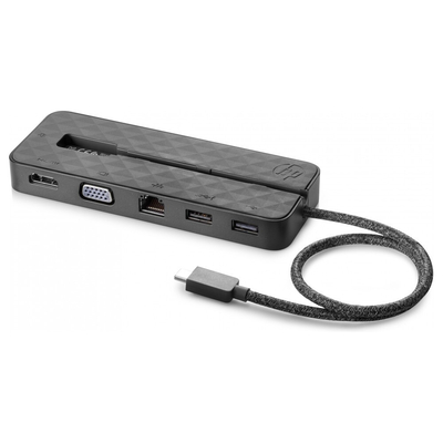Product Docking Station HP USB-C Mini USB 3.0 (3.1 Gen 1) Type-C Black base image