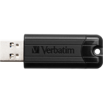 Product USB Flash 16GB Verbatim 3.0 Pin Stripe Black base image