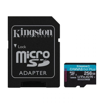 Product Κάρτα Μνήμης MicroSD 256GB Kingston Canvas Go Plus base image