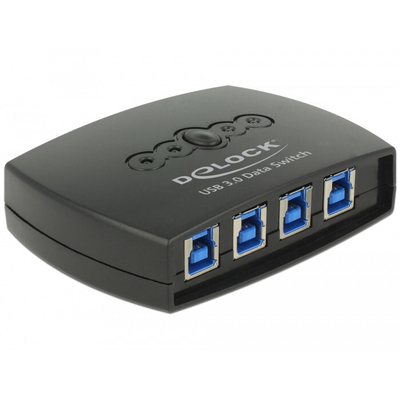 Product Switch Delock Sharing USB3.0 4-1 USB-B Bu > USB-A Bu base image