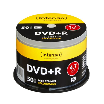 Product Intenso 4111155 blank DVD 4.7 GB DVD+R 50 pc(s) base image