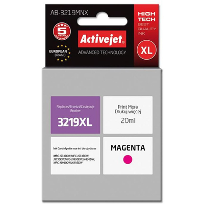 Product Μελάνι συμβατό Activejet AB-3219MNX για Brother LC3219MXL base image