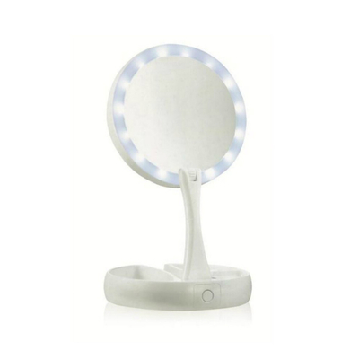 Product Πτυσσόμενος Διπλός Μεγεθυντικός Καθρέφτης με φωτισμό LED Cenocco CC-9050 base image