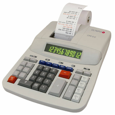 Product Αριθμομηχανή Olympia CPD-512 με ταινία base image