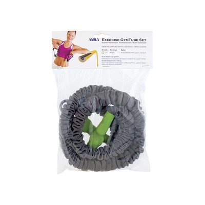 Product Λάστιχο Αντίστασης Amila Gym Tube με Clip και Μανίκι Light base image