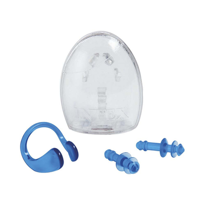 Product Ωτοασπίδες/ρινοασπίδα Intex Σιλικόνης για Κολύμβηση 2τμχ σε Μπλε base image