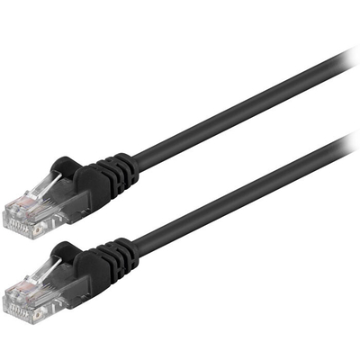 Product Καλώδιο Δικτύου Goobay Cat 5E U/UTP Patch 1M Black base image