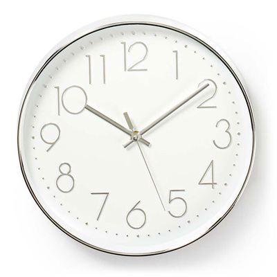 Product Ρολόι Τοίχου Nedis CLWA015PC30SR base image