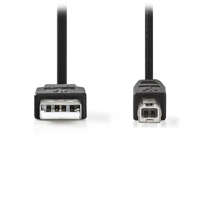 Product Καλώδιο Nedis USB 2.0 A Male to B Male 1.0 M Black base image
