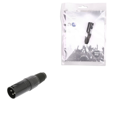 Product Βύσμα XLR Nedis COTP15900BK 3-pin Male Black base image
