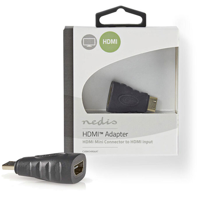 Product Αντάπτορας Nedis HDMI mini αρσ. - HDMI θηλ, με επίχρυσες επαφές base image