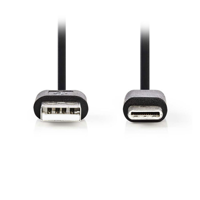 Product Καλώδιο Nedis Δεδομένων Και Φόρτισης USB 2.0 Type-C Αρσ. - USB A Αρσ. 1.0 M. base image