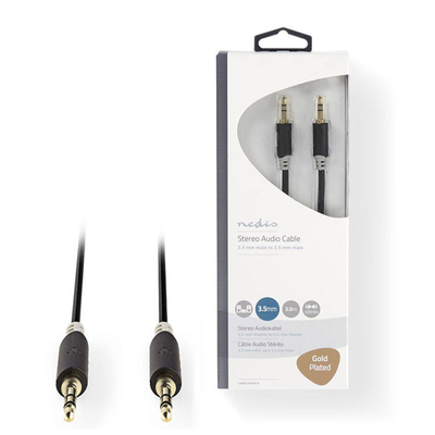 Product Καλώδιο Ήχου Nedis 3.5mm Stereo Αρσ. - Αρσ. 3m Σε Ανθρακί Χρώμα. base image