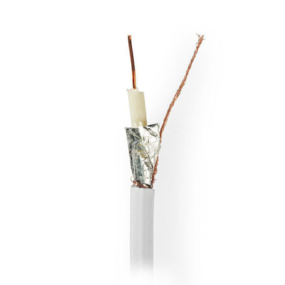 Product Καλώδιο RF Nedis CSBR4010WT1000 Coax Cable RG6T 100m White base image