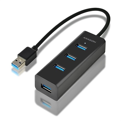 Product USB Hub Axagon 4x USB3.0 Charging MicroUSB Charging Connector HUE-S2B base image