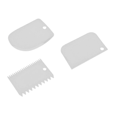 Product Σετ Σπάτουλα Ζαχαροπλαστικής HUH-0029, πλαστική, λευκή, 3τμχ base image