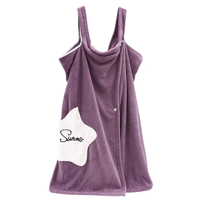 Product Πετσέτα-Μπουρνούζι Μπάνιου Roxxani HUH-0099, 85X150cm, Μωβ base image