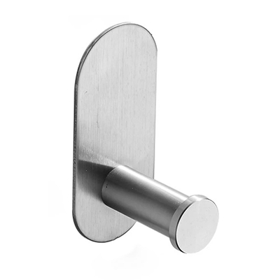 Product Κρεμάστρα Τοίχου HUH-0115 για Μπάνιο, Μεταλλική, 4.5X5X10cm, 60G, Ασημί base image