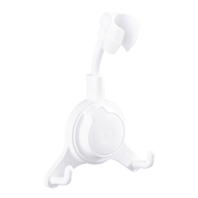 Product Επιτοίχια Βάση για Τηλέφωνο Μπάνιου HUH-0133, με Γάντζους, Λευκή base image