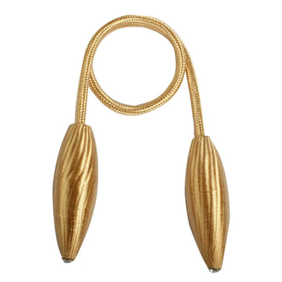 Product Αμπράζ Roxxani Δέστρα Κορδόνι HUH-0143 για Κουρτίνες, 55Cm, Χρυσό base image