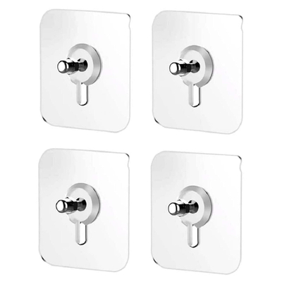 Product Αυτοκόλλητες Βάσεις Home Use HUH-0156, 57X57Mm, Διάφανο, 4Τμχ base image